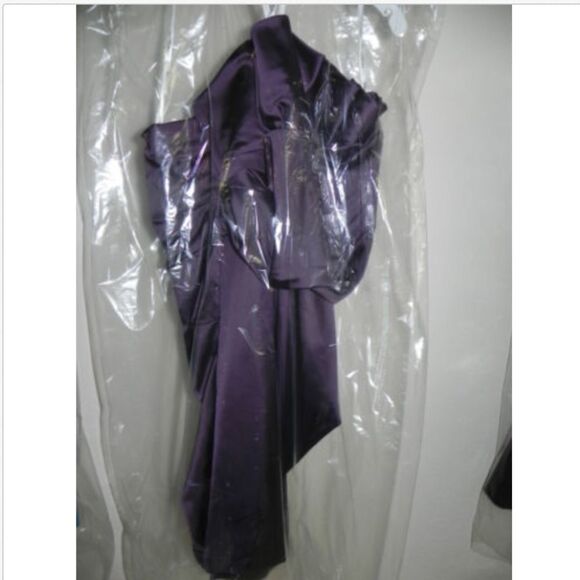 Davids Bridal Dress Plus Size 24 Lapis Purple NWT - Picture 3 of 3